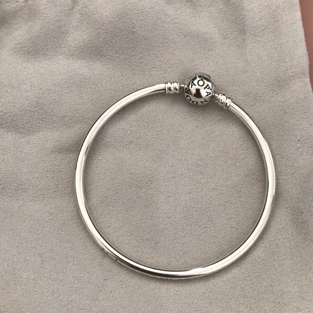 LIMITED EDITION PANDORA WINTER SILVER BANGLE